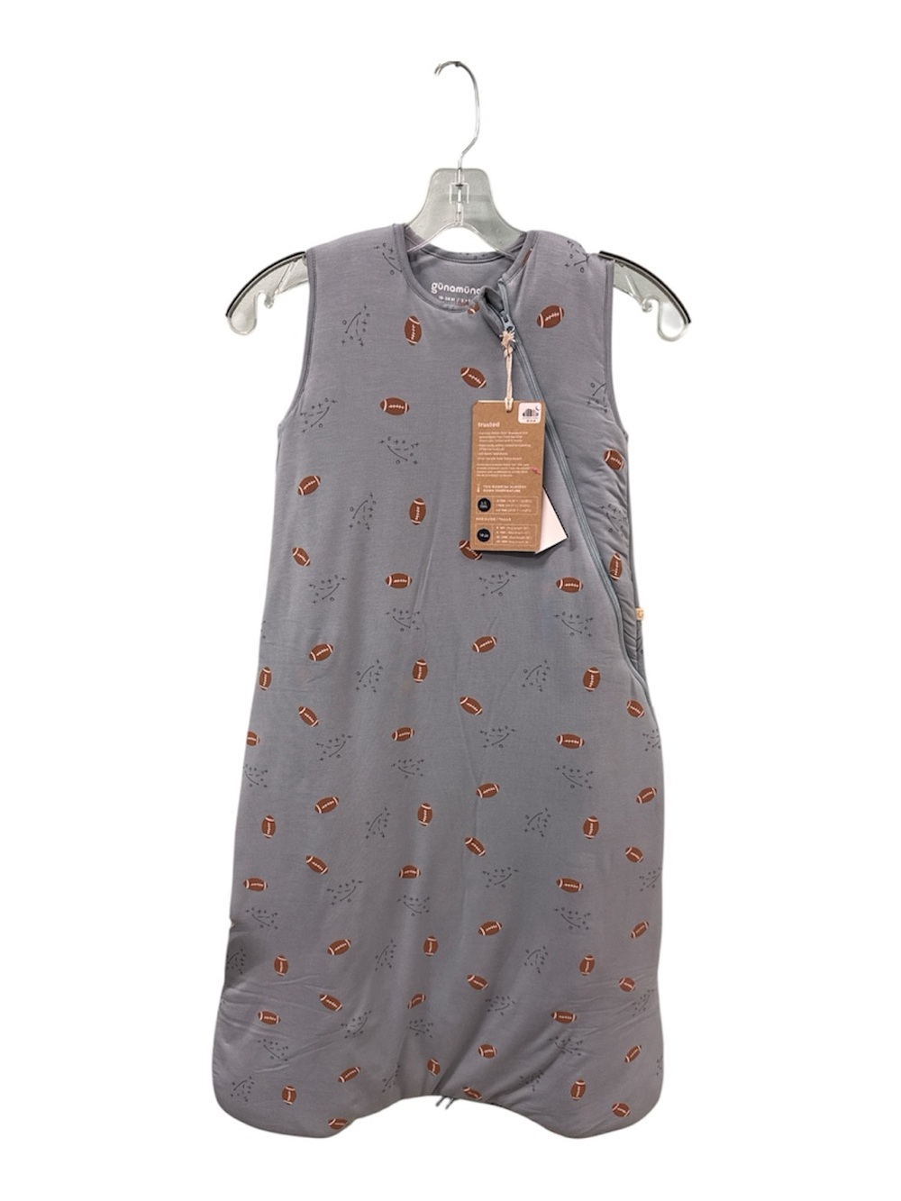 Unbranded Gray Football-Print Mini Dress